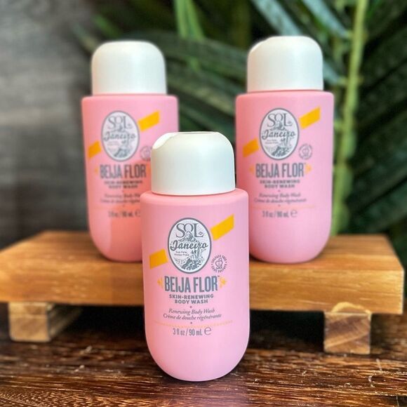 Sol de Janeiro BUNDLE 3 Beija De Flor Skin Moisturizing Body Wash. New! - Picture 1 of 9